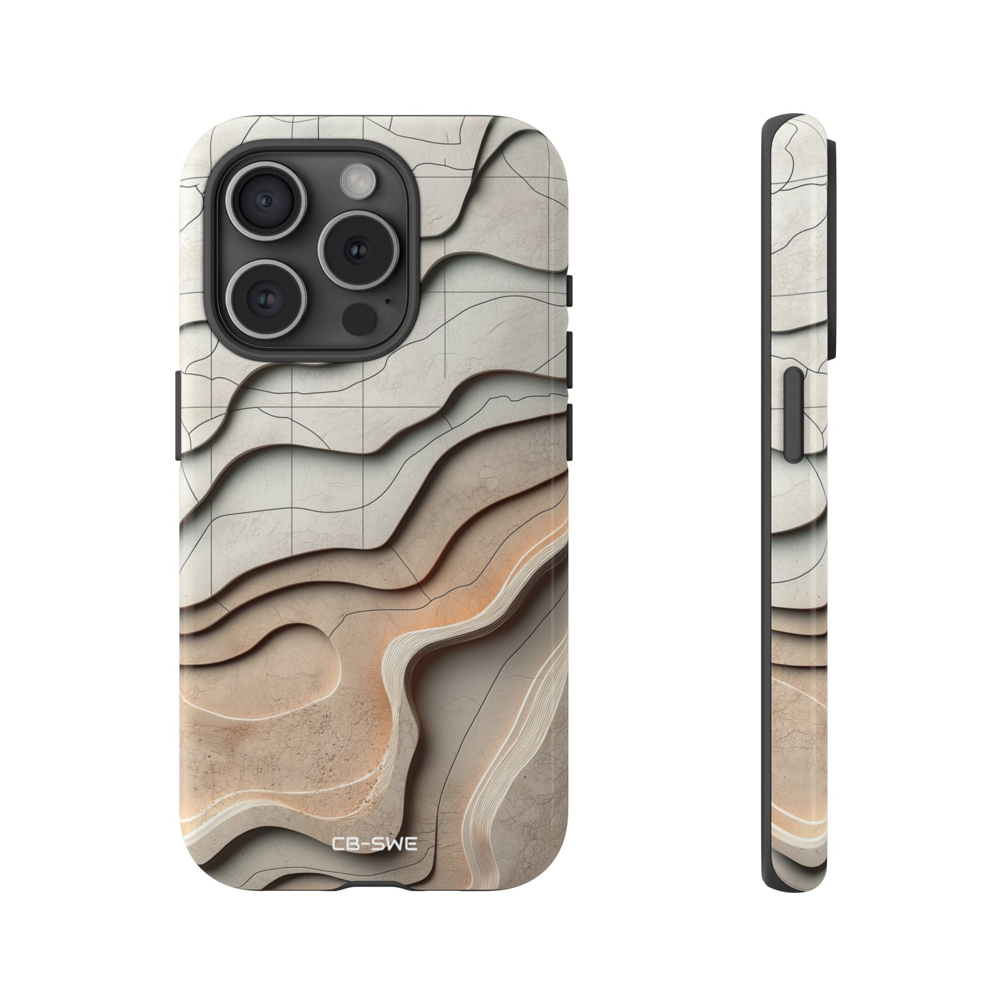 Waves Embrace Earth - iPhone Case