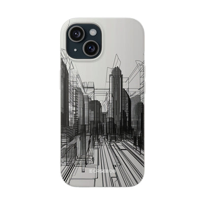 Urban Wireframe | Flexible Phone Case for iPhone