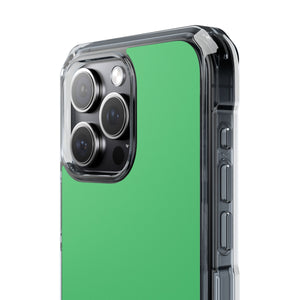 Emerald Green | Phone Case for iPhone (Clear Impact Case - Magnetic)