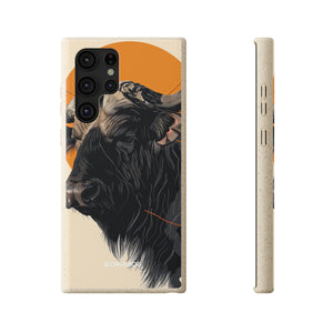 Majestic Buffalo Sun | Biodegradable Phone Case