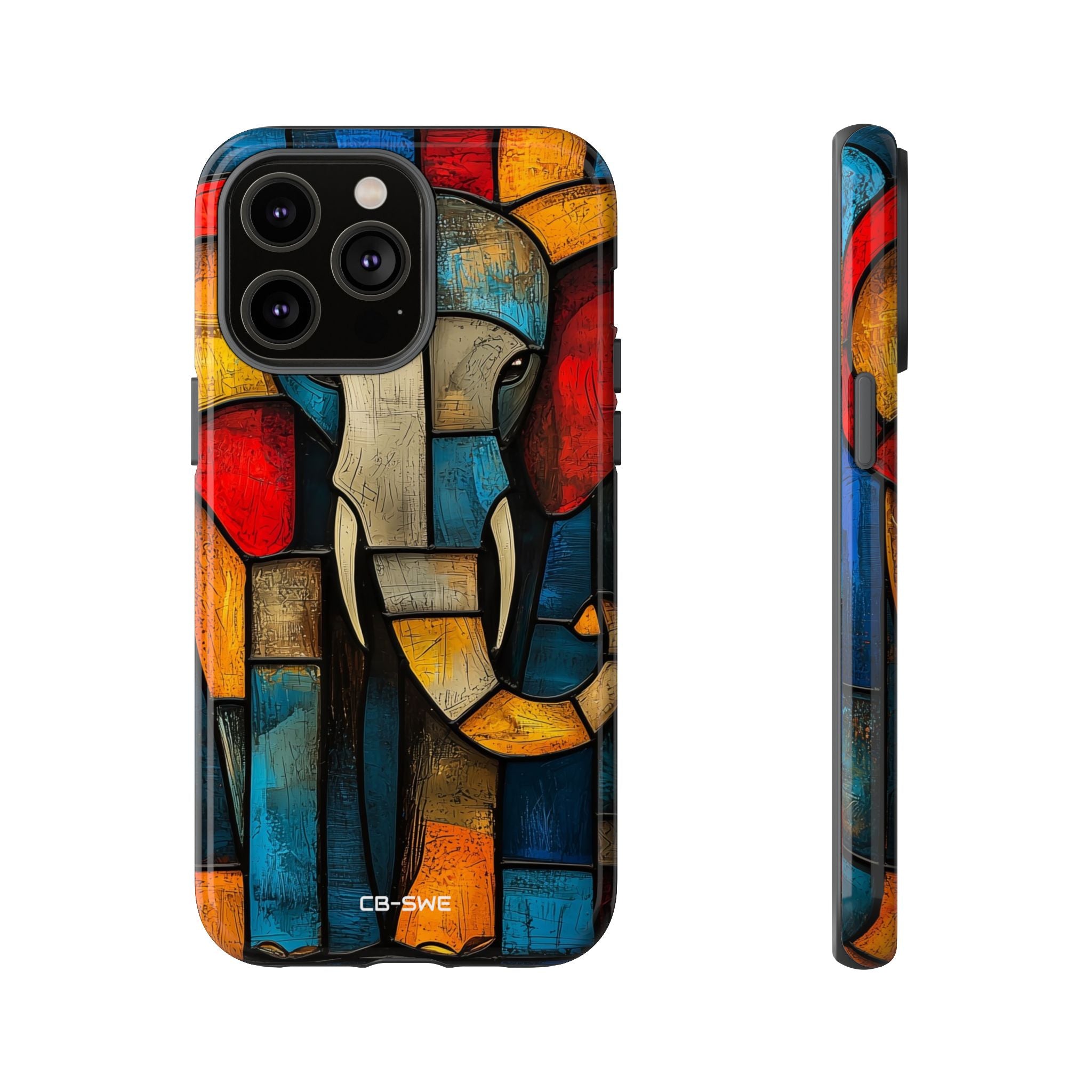 Elephant Shapes Dance - iPhone Case