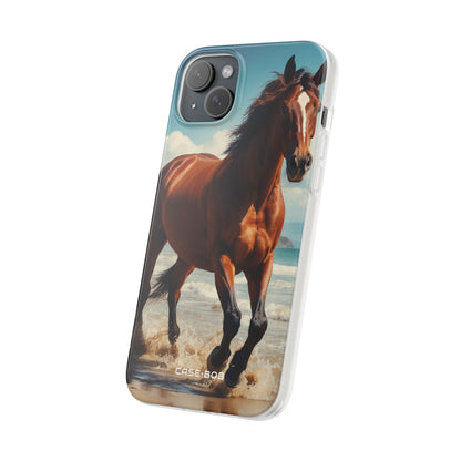 Blazing Horse iPhone 15 Plus Case - Soft