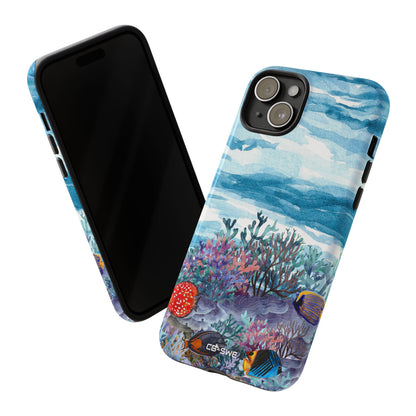 Aquatic Life Watercolors - iPhone Case