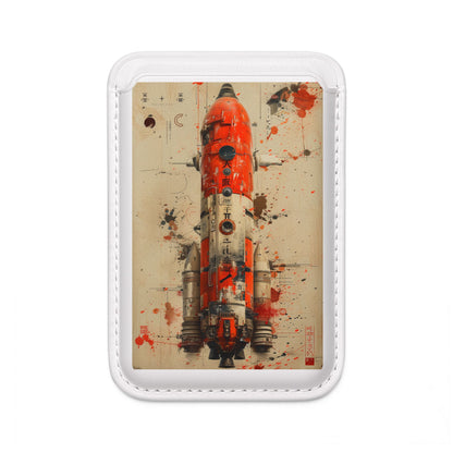 Crimson Rocket Portemonnee – MagSafe Klaar