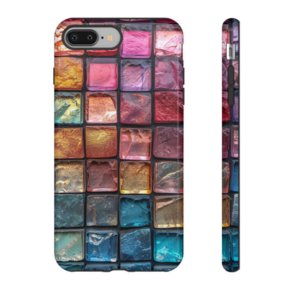 Pastel Mosaic Elegance - Protective Phone Case