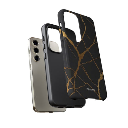 Golden Veins Twist - Samsung Case