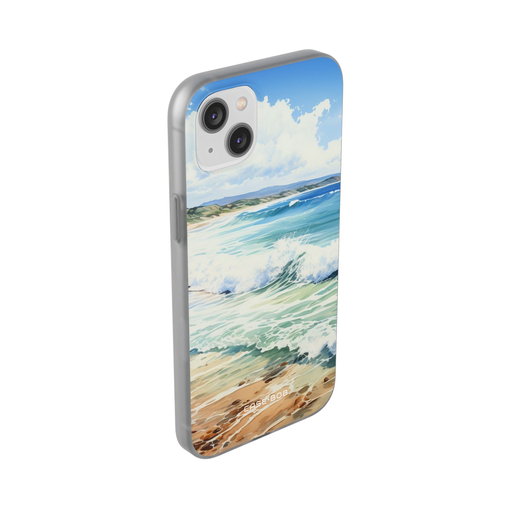 Foamy Wave Breeze iPhone 14 Plus Case - Soft