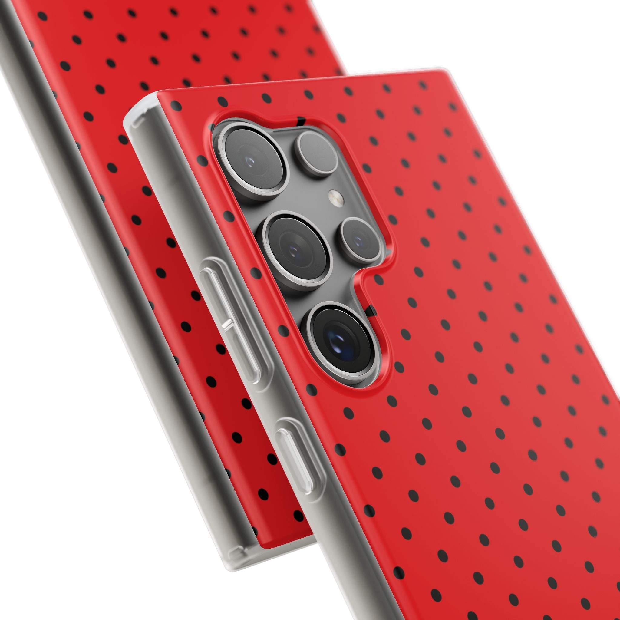 Crimson Dot Matrix Samsung S24 Ultra Case - Soft