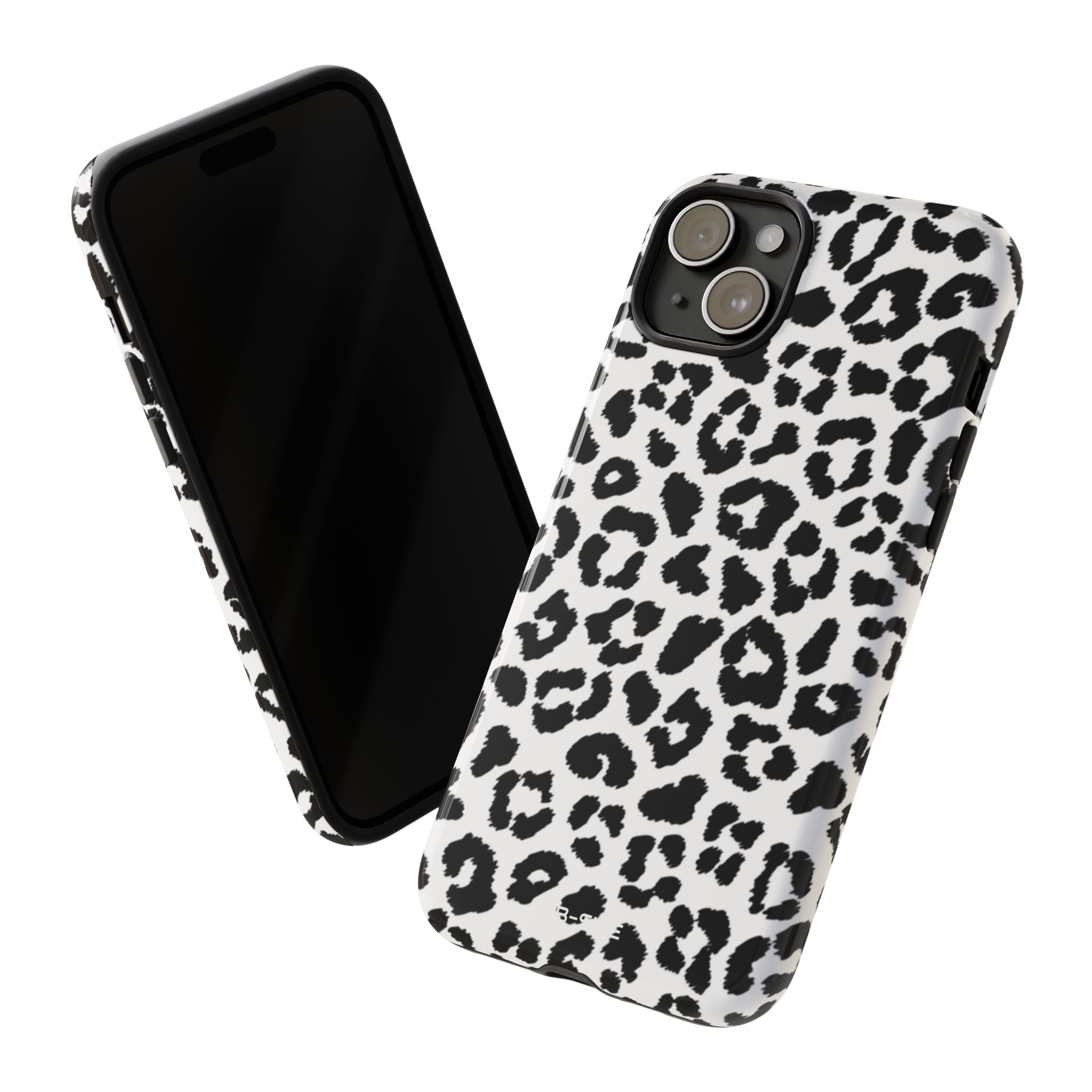 Monochrome Leopard Essence - iPhone Case