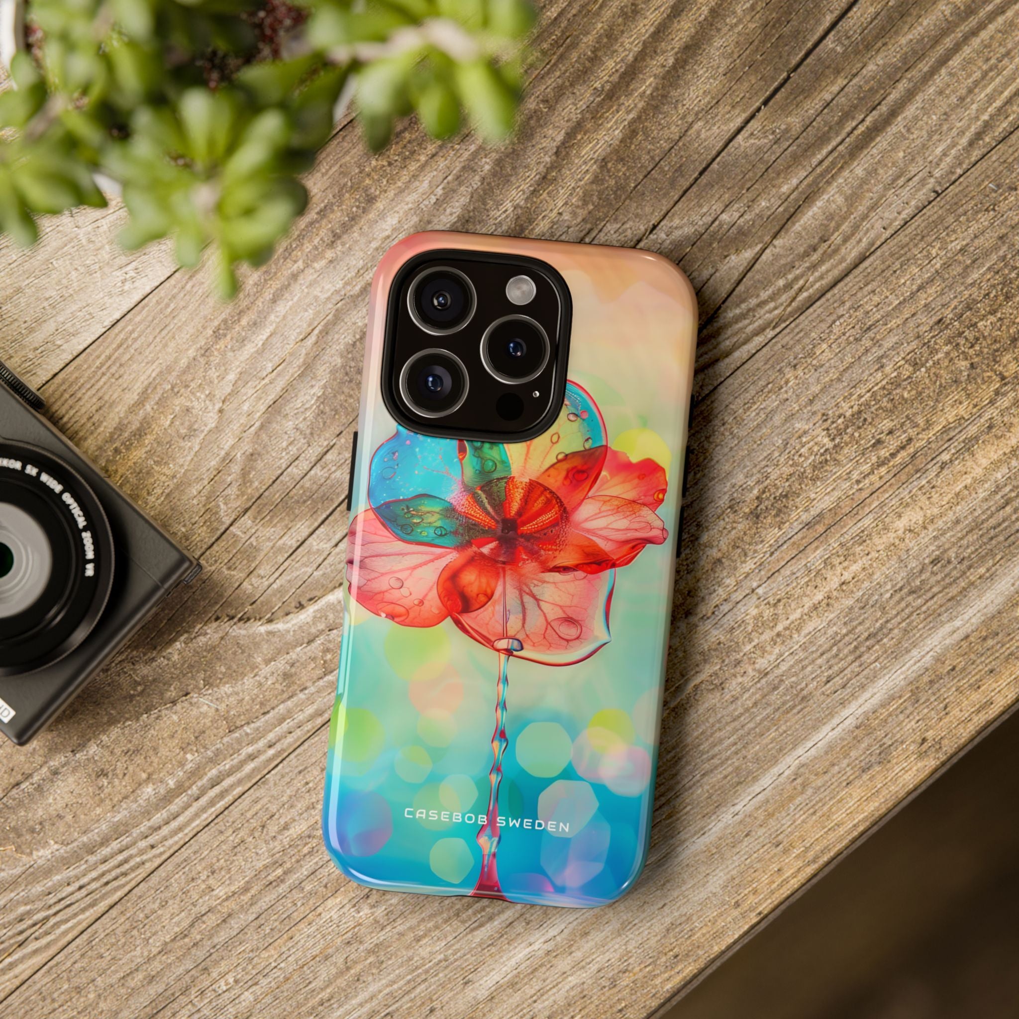 Ethereal Glass Flower iPhone 16 - Tough Phone Case