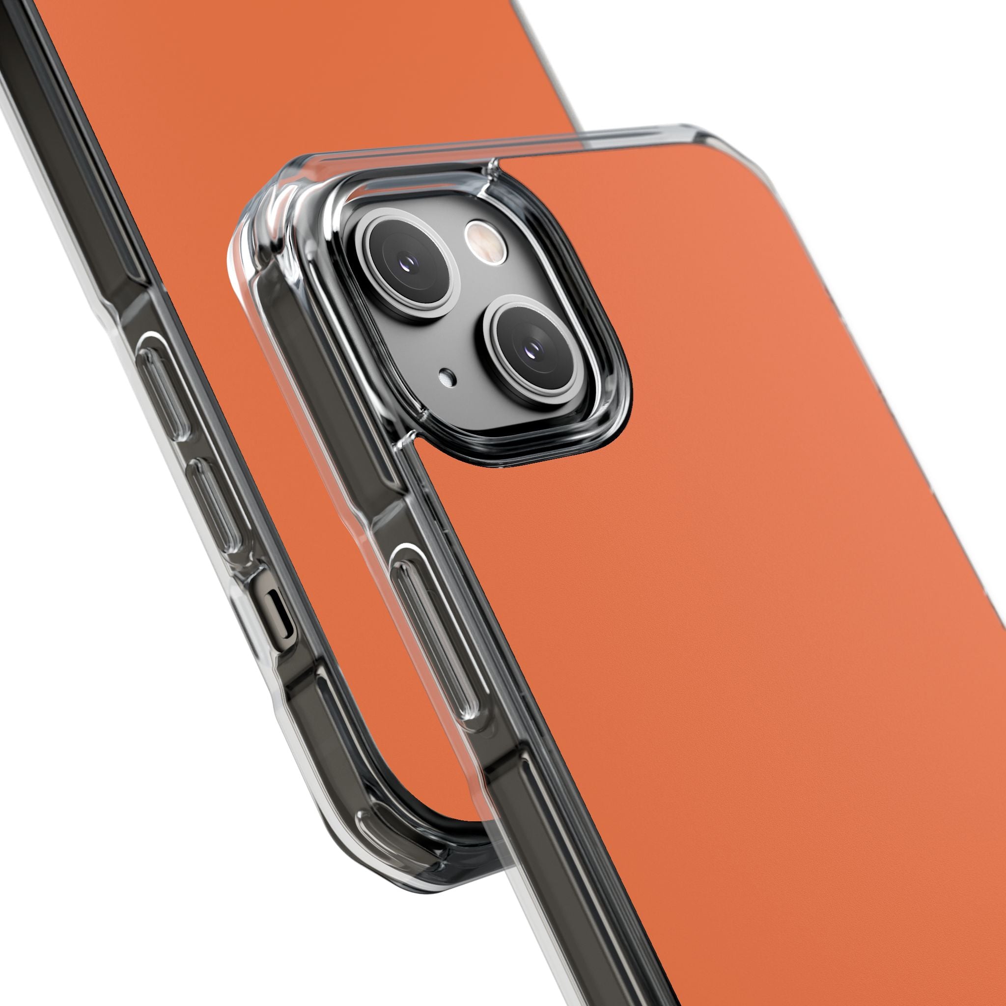 Mandarin Orange - Clear Impact Case for iPhone