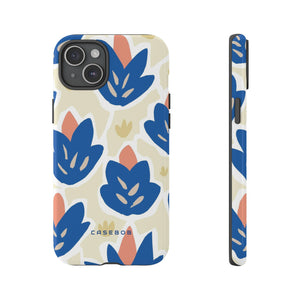 Blue Happy Flower - Protective Phone Case