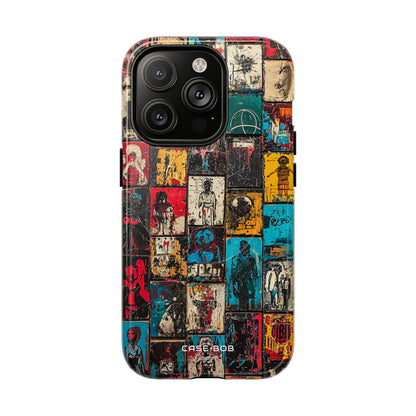 Figured Grid iPhone 14 Pro Case - Tough+