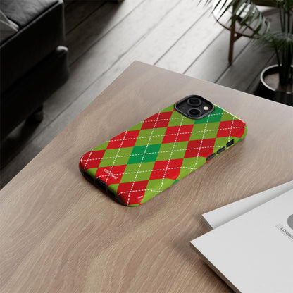 Diamond Shapes Dance - iPhone Case