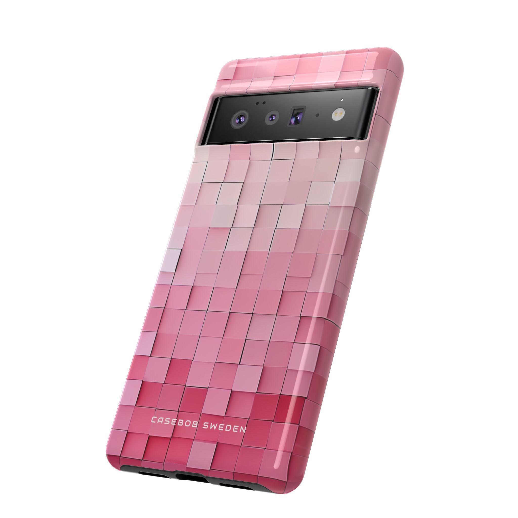 Gradient Pink Mosaic Google Pixel 6 - Tough Phone Case