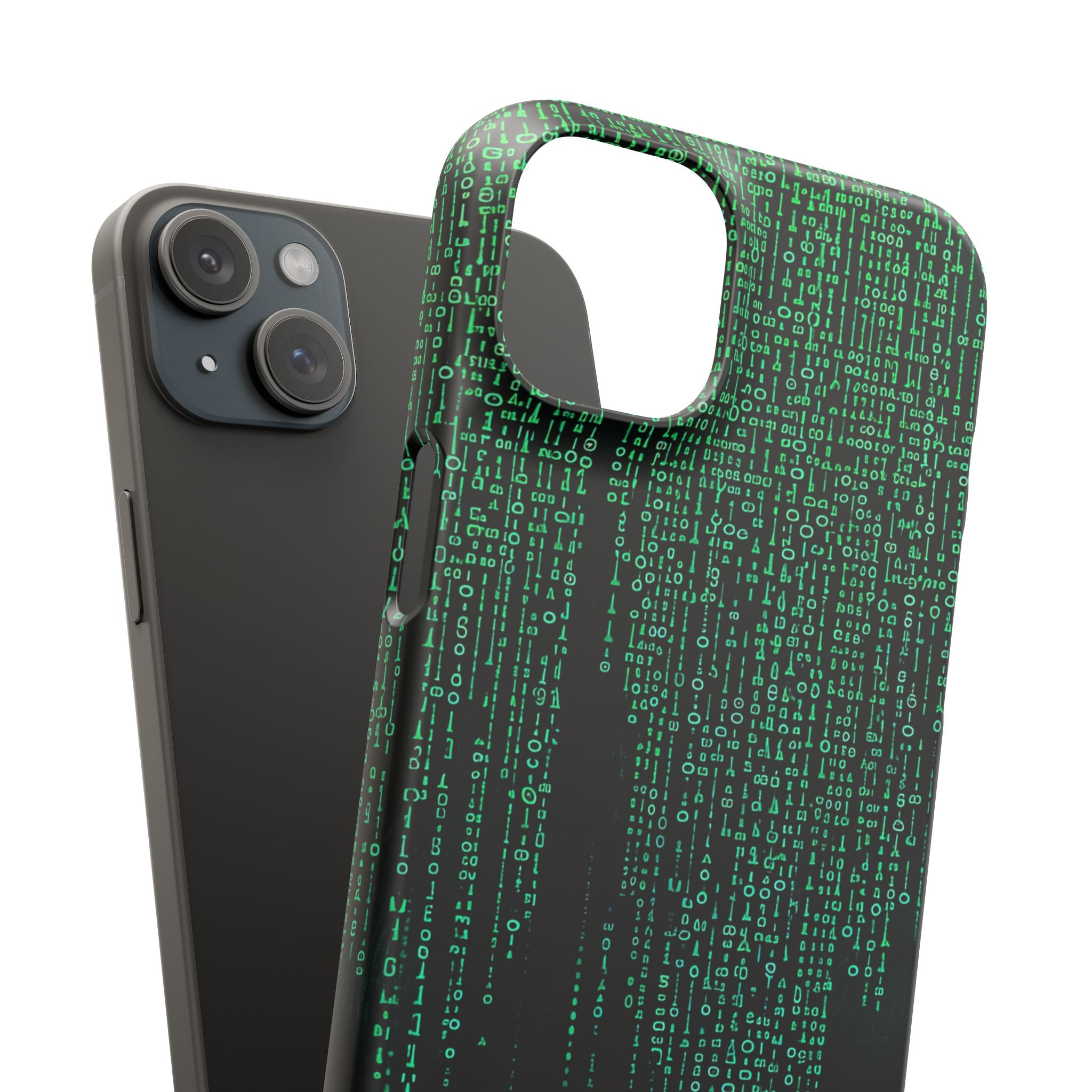 Matrix Gradient Flow iPhone 15 - Slim Phone Case