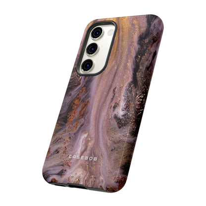 Pink Marble Ink Art - Protective Phone Case