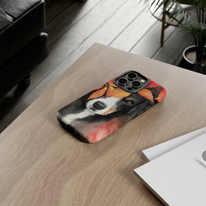 Watercolor Dog - Protective Phone Case