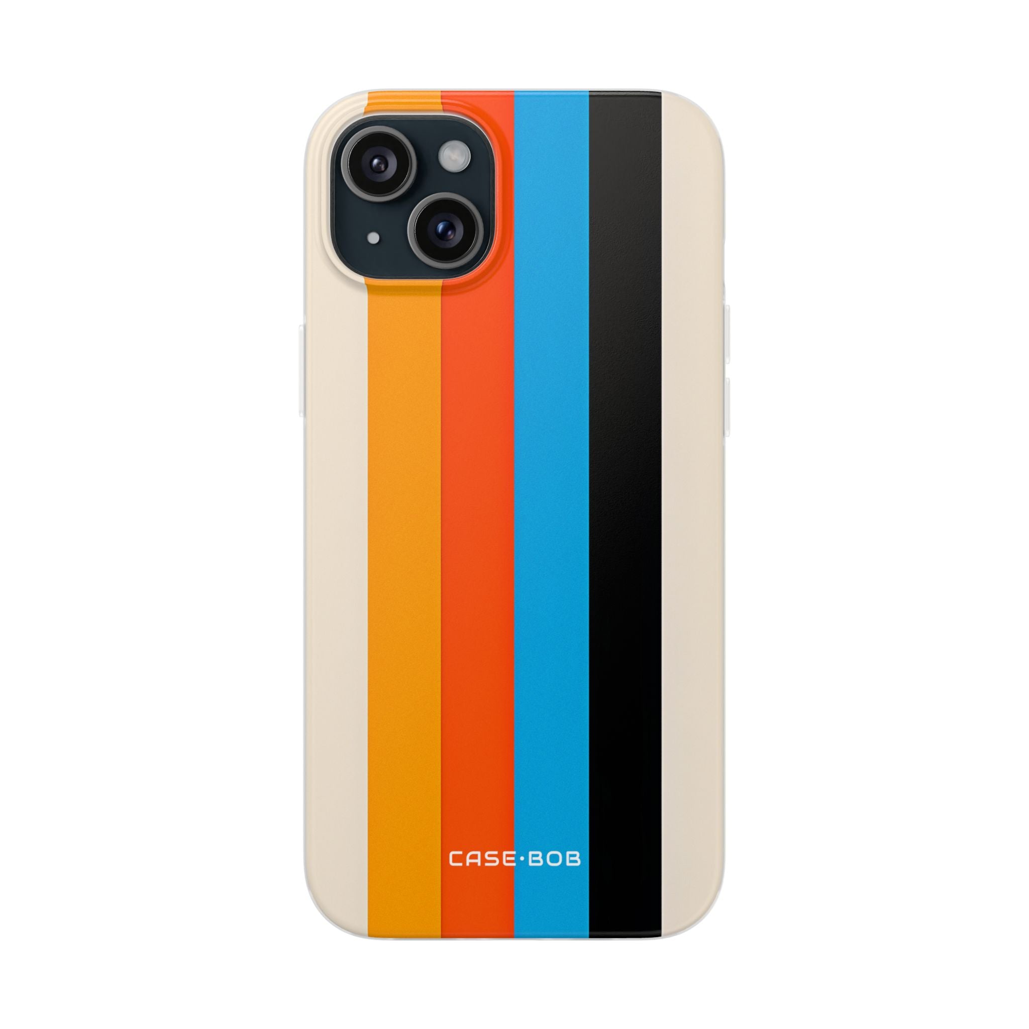 Vivid Stripe Harmony iPhone 15 Plus Case - Soft