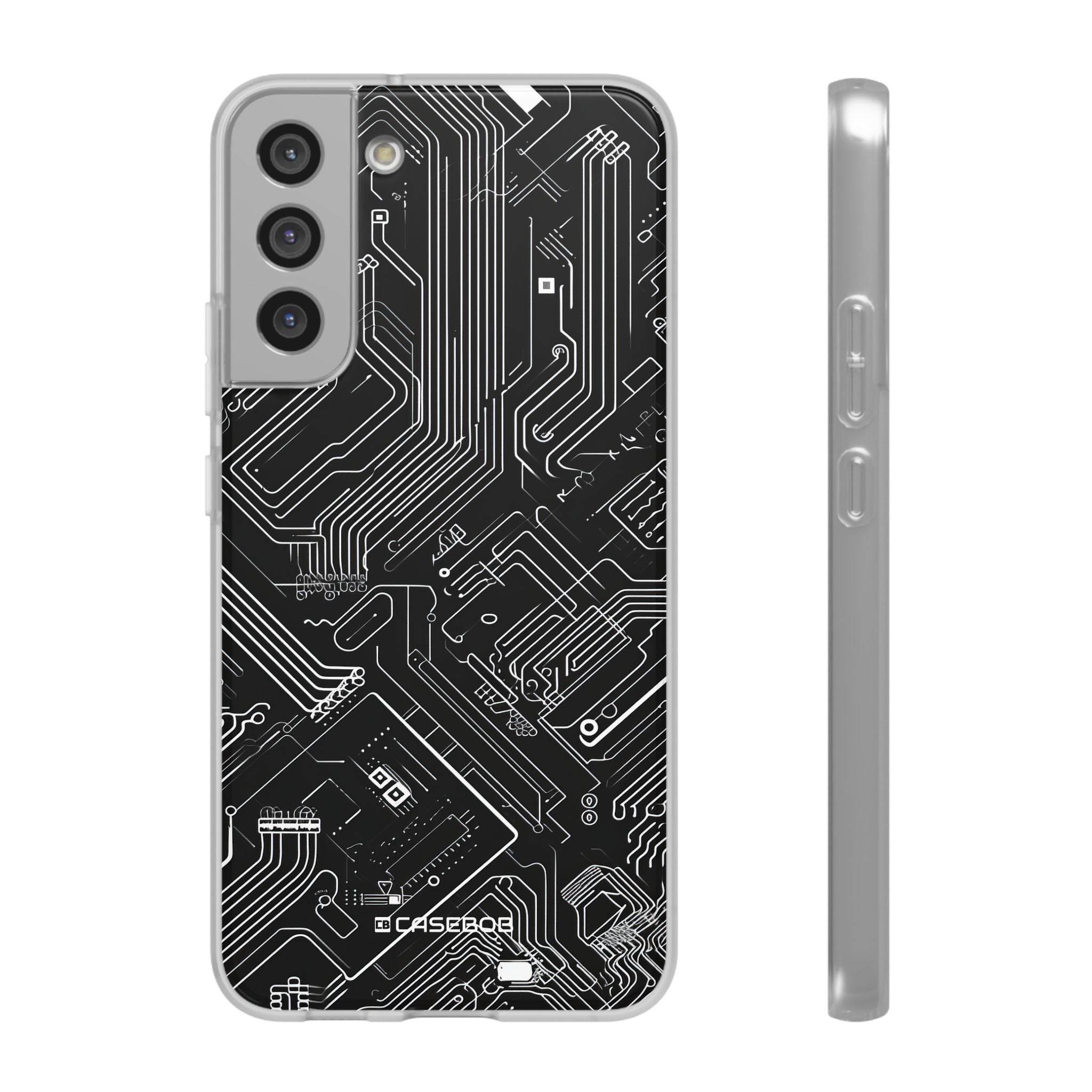 Cyber Circuitry Art | Flexible Phone Case for Samsung Galaxy