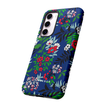 Blue Art Flowerfield - Protective Phone Case