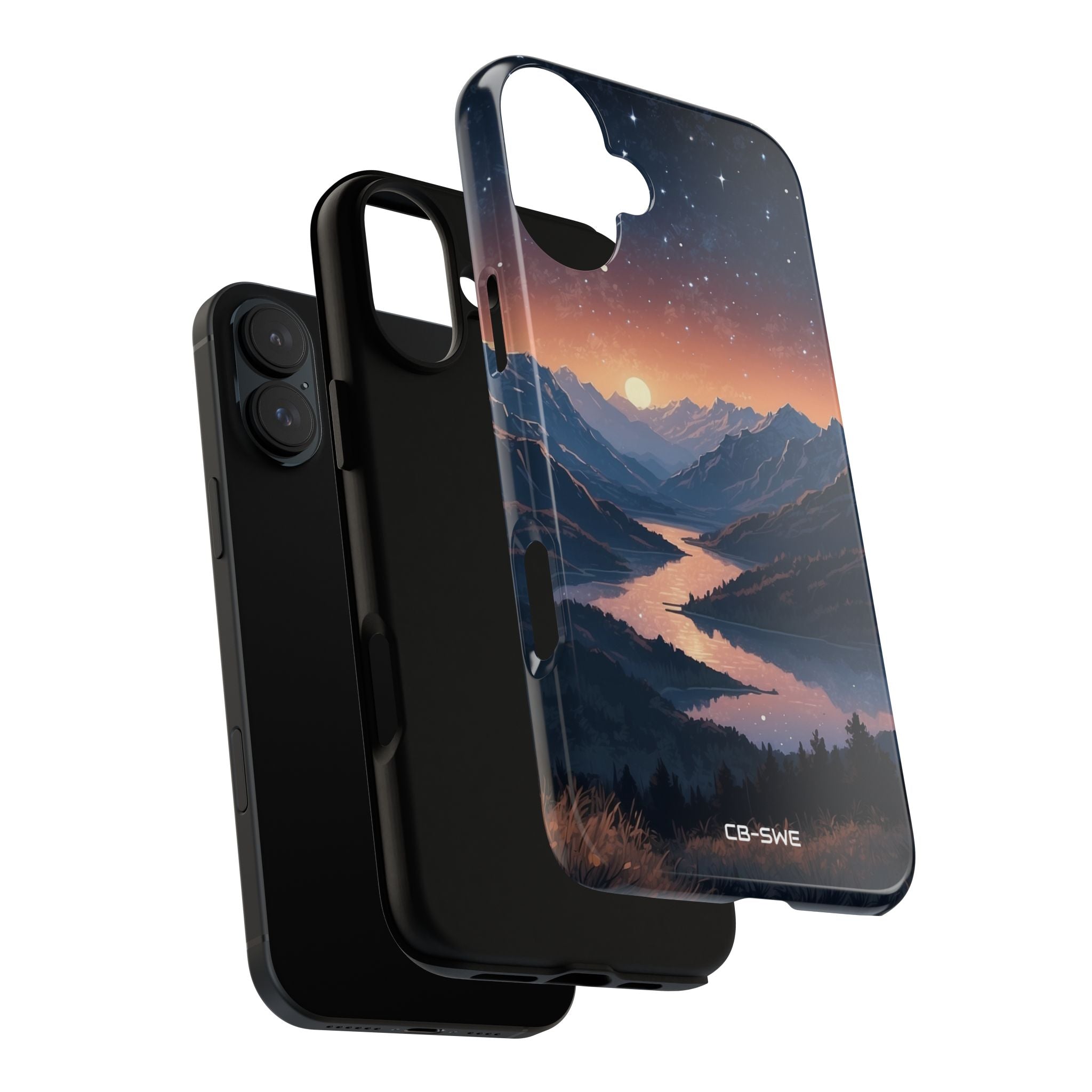 Mountains Embrace Light - iPhone Case