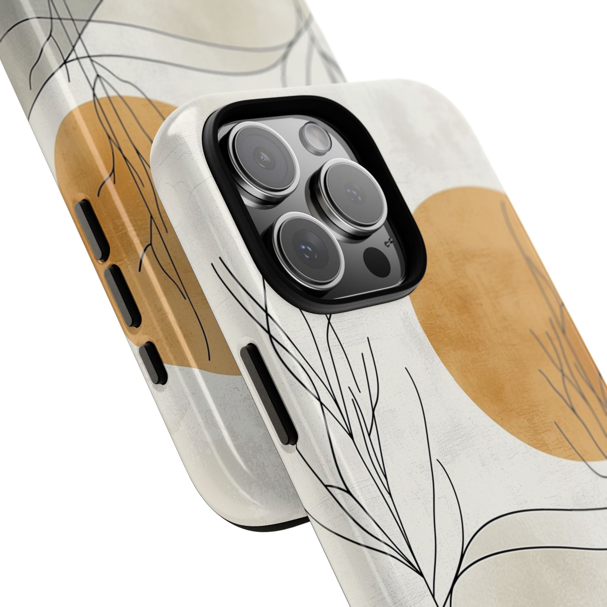 Orange Halo iPhone 16 Pro Max Case - Tough