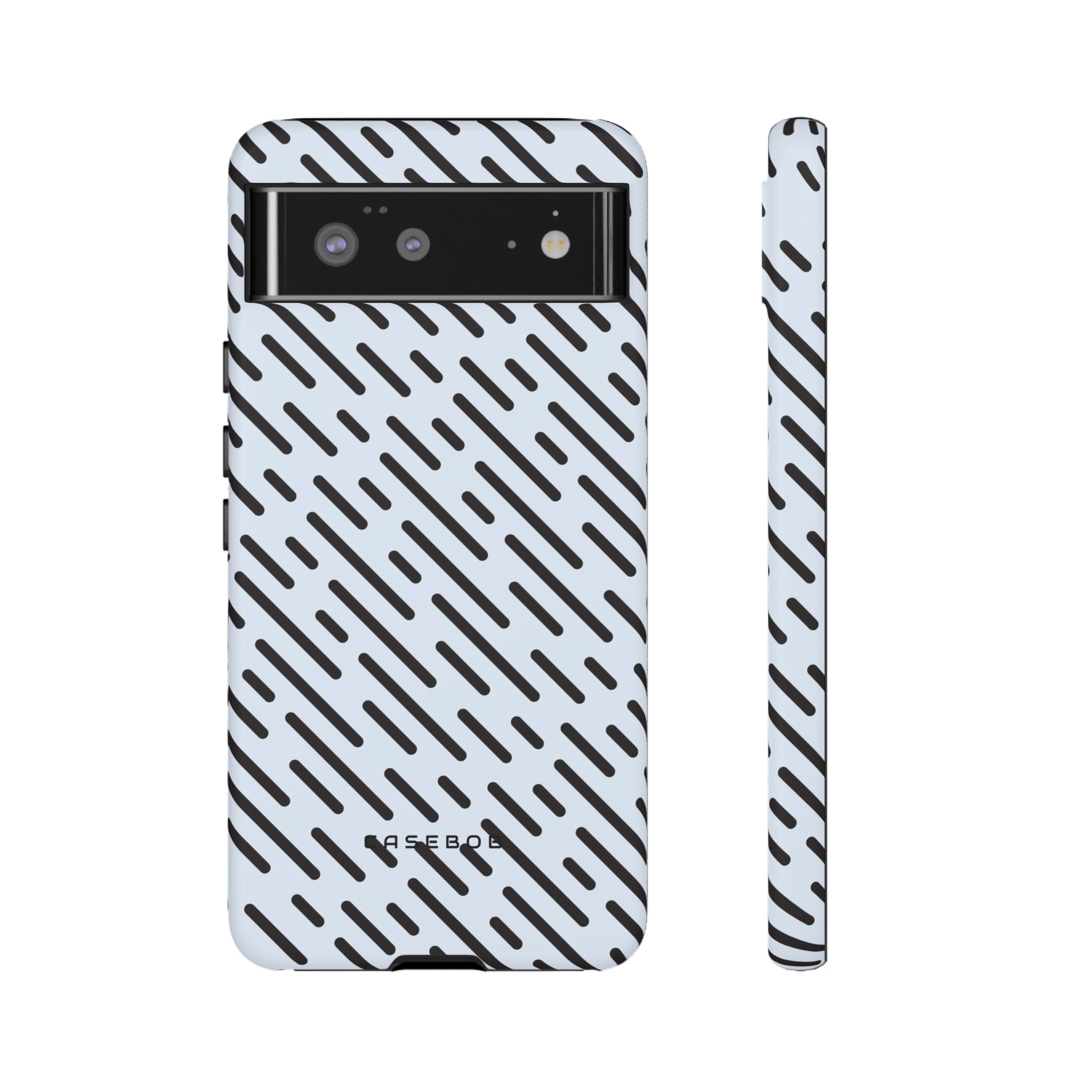 Monochrome Dash - Protective Phone Case