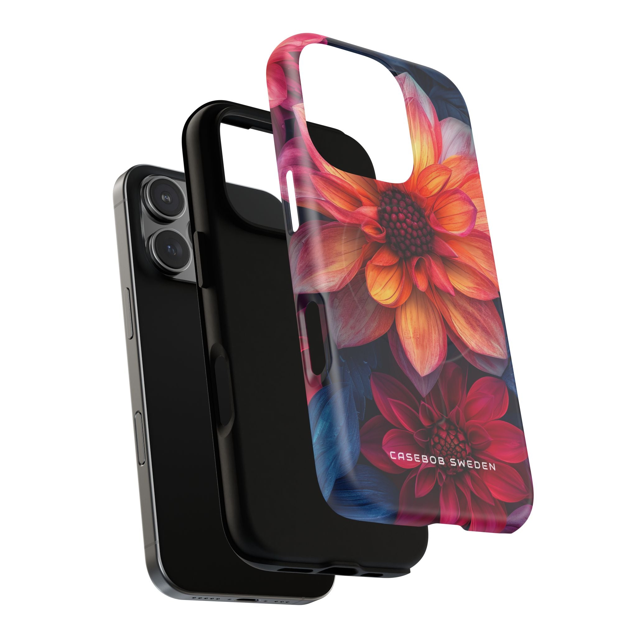 Fiery Bloom Harmony iPhone 16 | Tough+ Phone Case