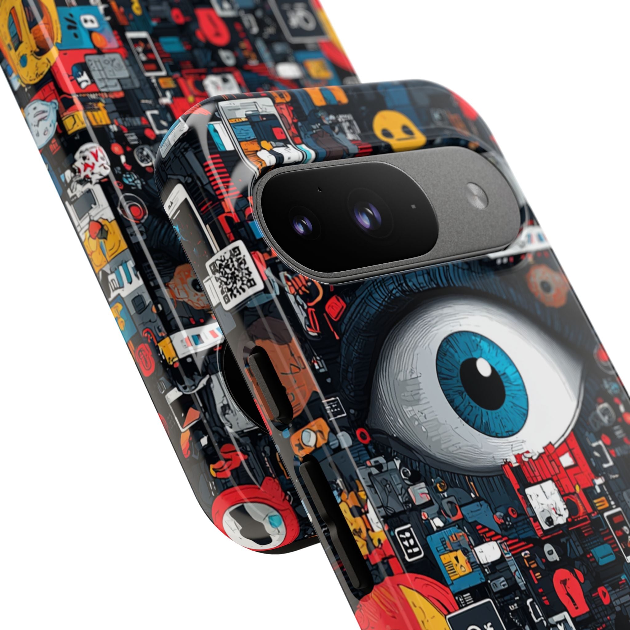 Digital Eye Blue Google Pixel 9 Case - Tough