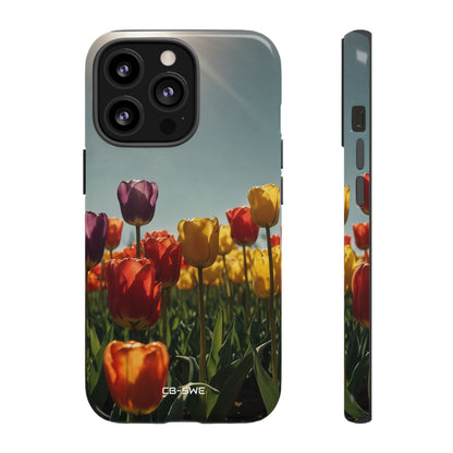 Tulips Embrace Sunlight - iPhone Case