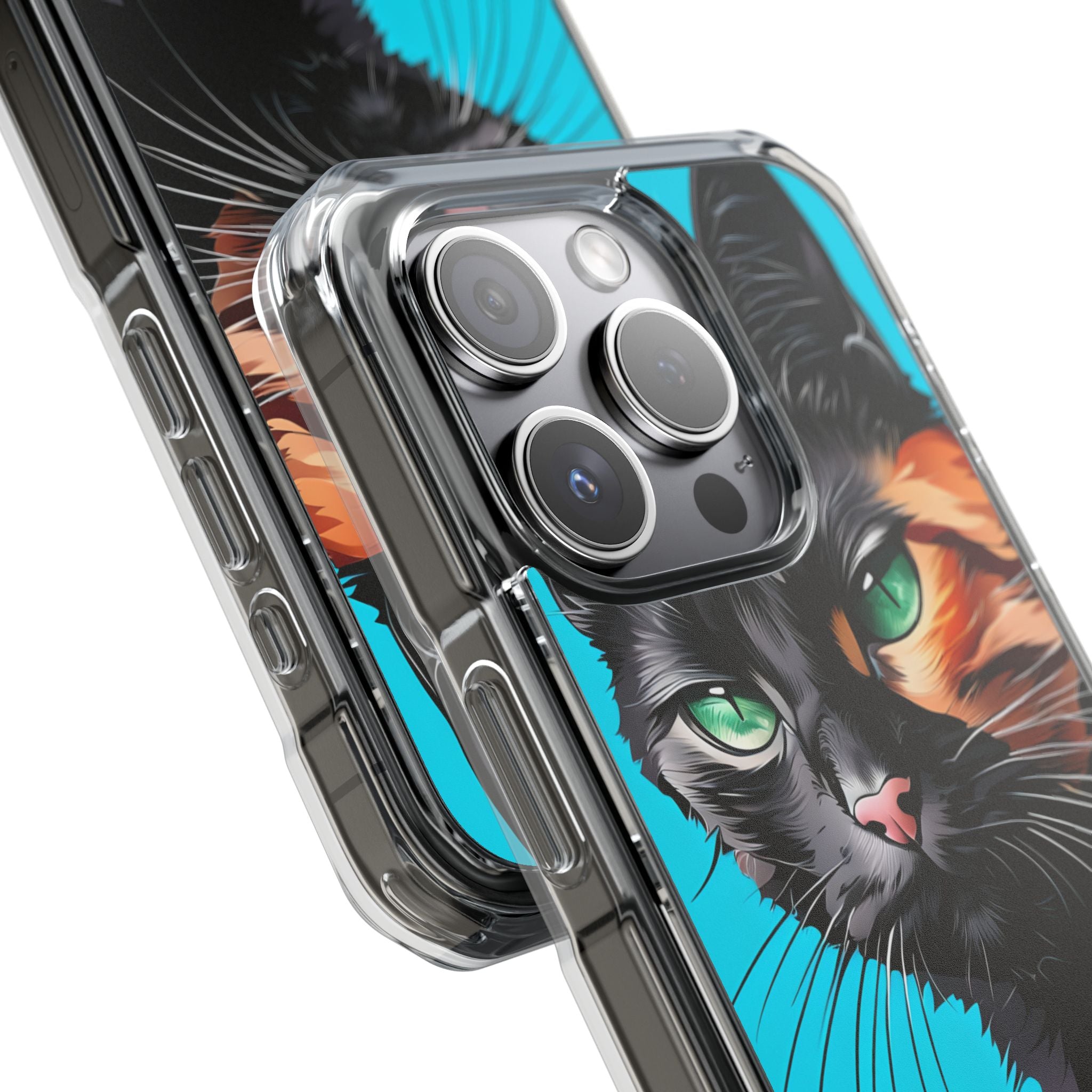 Curious Cat Stare iPhone Case - Impact