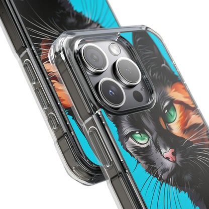 Curious Cat Stare iPhone Case - Impact
