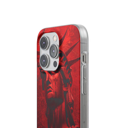 Red Liberty Revolution | Flexible Phone Case for iPhone