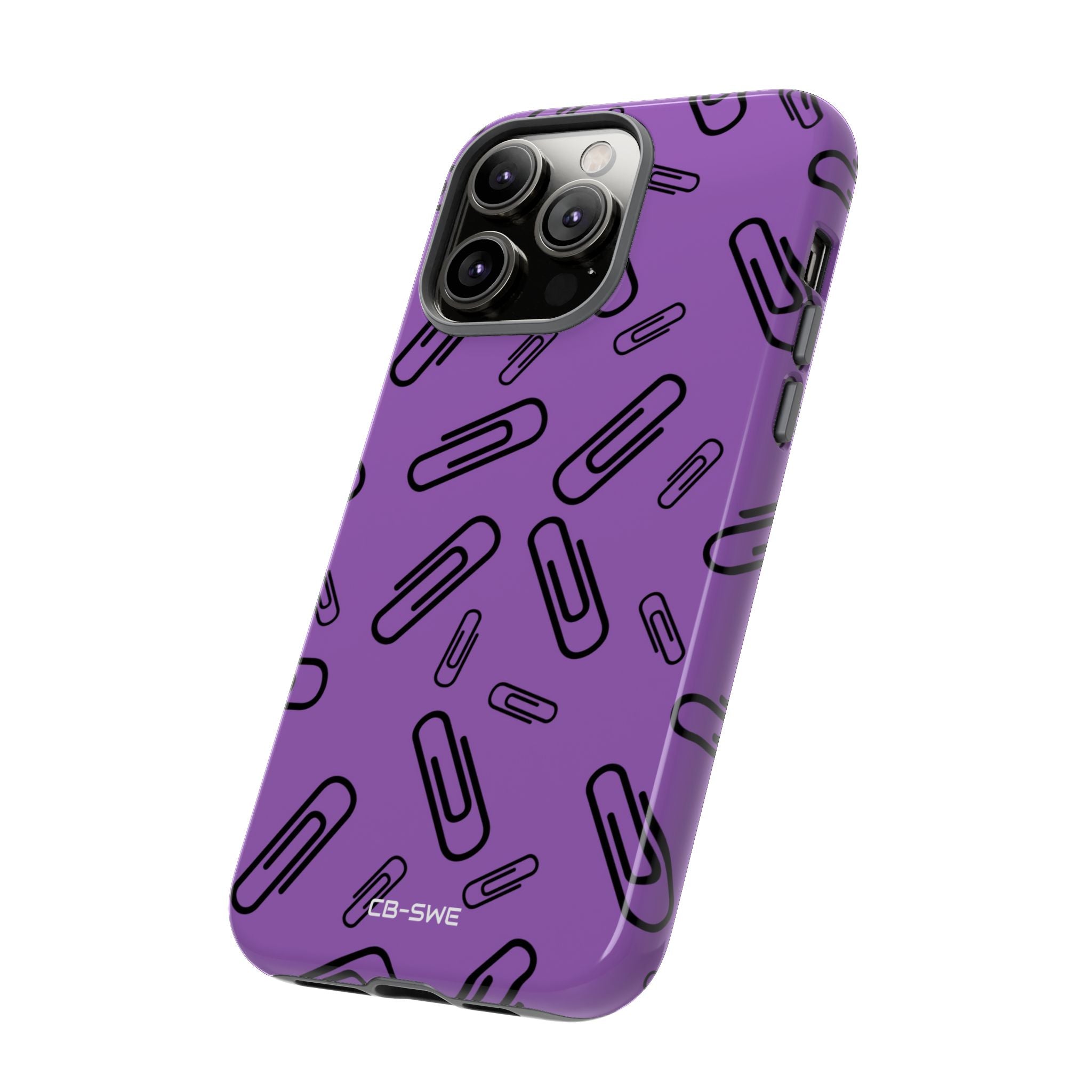 Paperclips Dance Playfully - iPhone Case