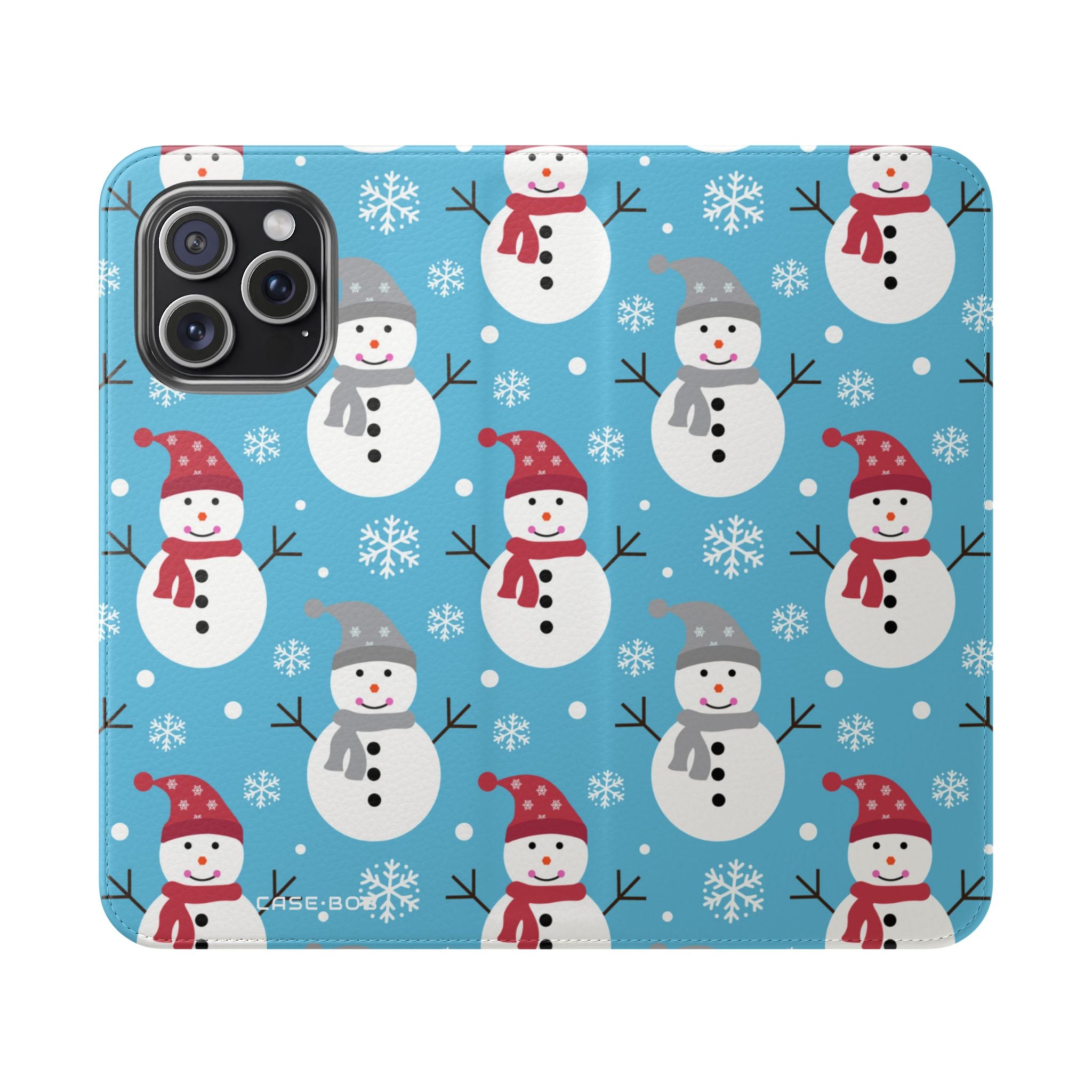 Snowman Glow - iPhone 15 Pro Max Case - Wallet