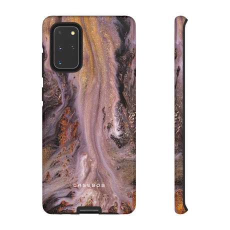 Pink Marble Ink Art - Protective Phone Case