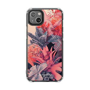 Living Coral Design | Handyhülle für iPhone (Clear Impact Case – magnetisch) 