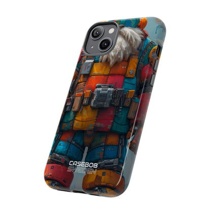 Whimsical Robot Wanderer iPhone 14 - Tough