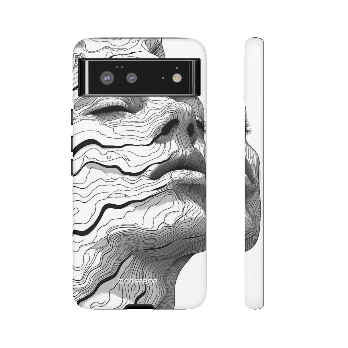 Topographic Serenity | Protective Phone Case for Google Pixel