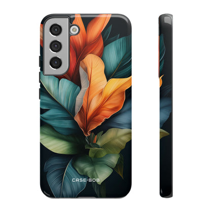 Tropical Leafburst Samsung S22 Plus Case - Tough