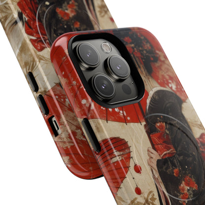 Scarlet Crane Dreams iPhone 14 - Tough+