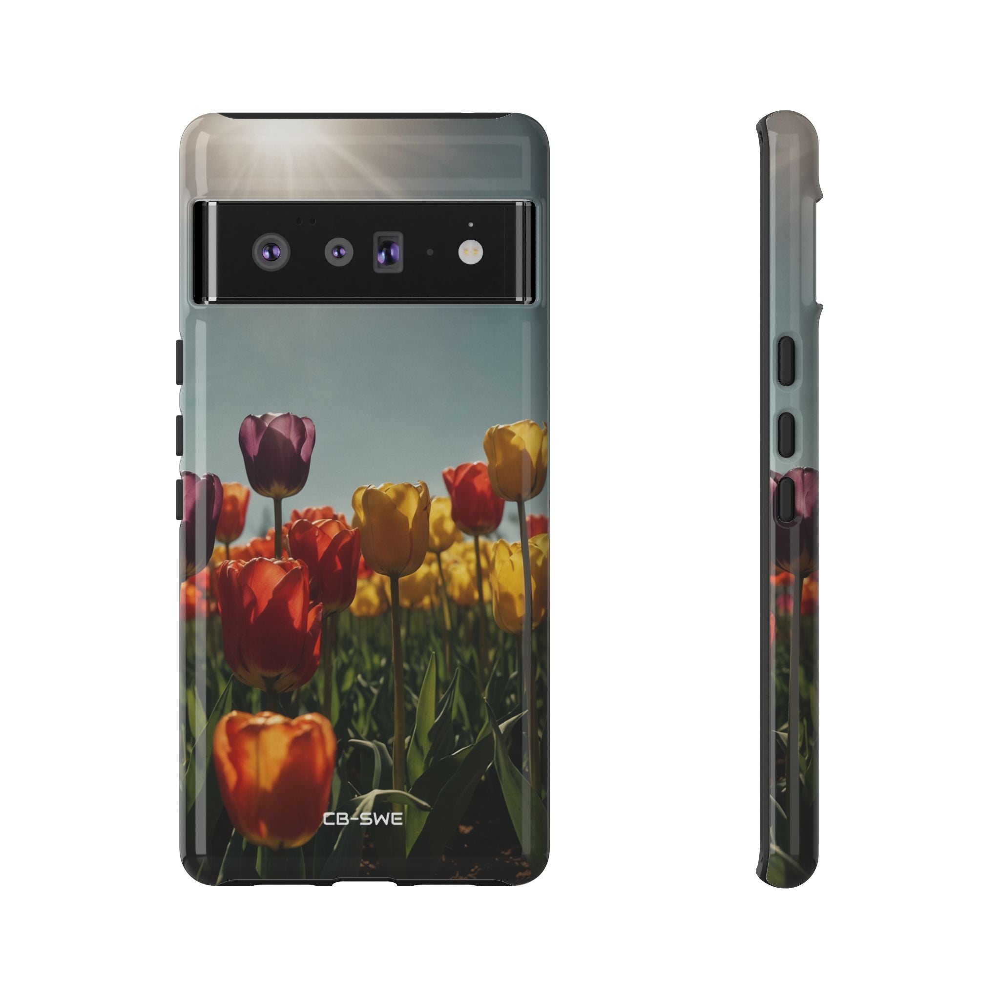 Tulips Embrace Sunlight - Google Pixel Case