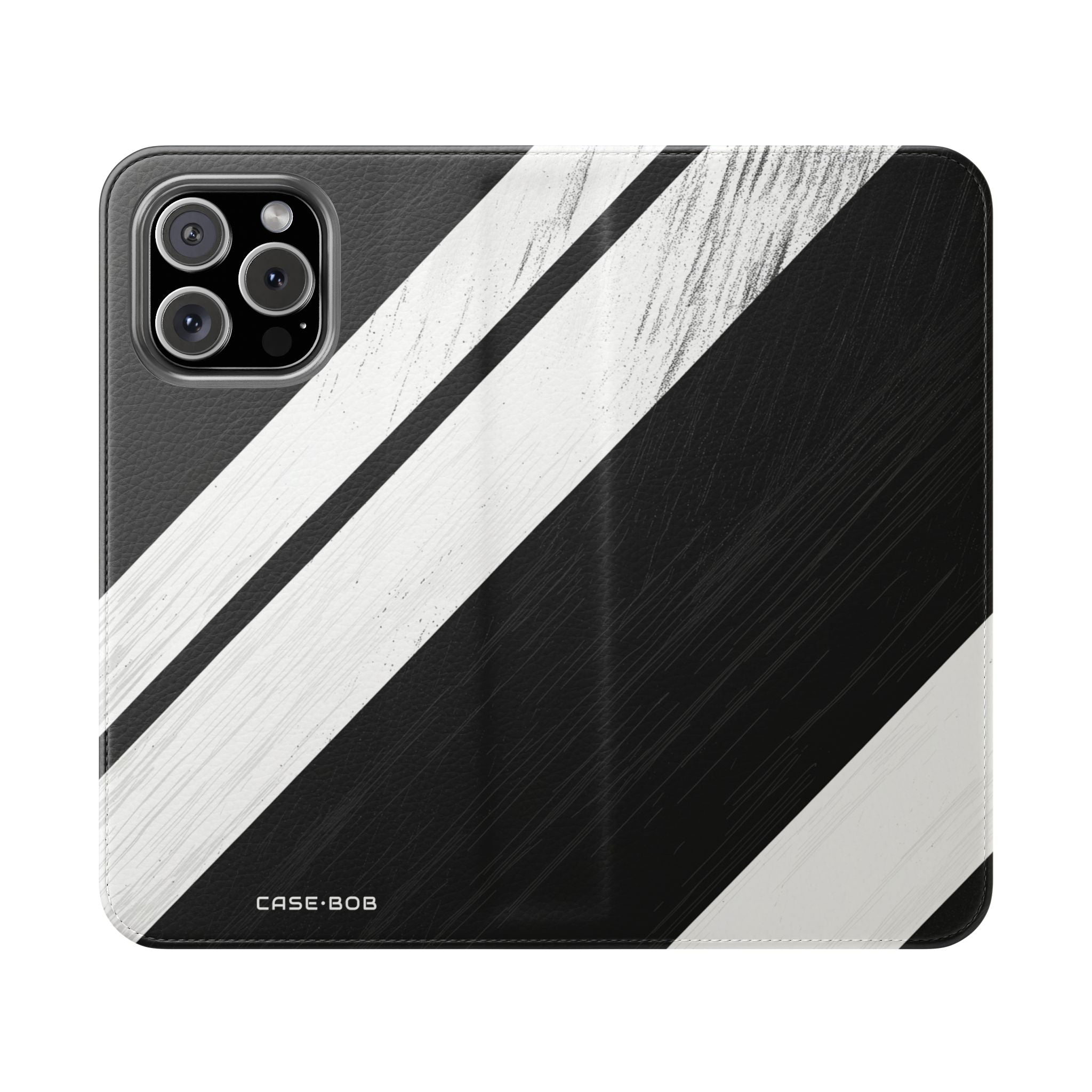 Striped Texture - iPhone 16 Max Case - Wallet
