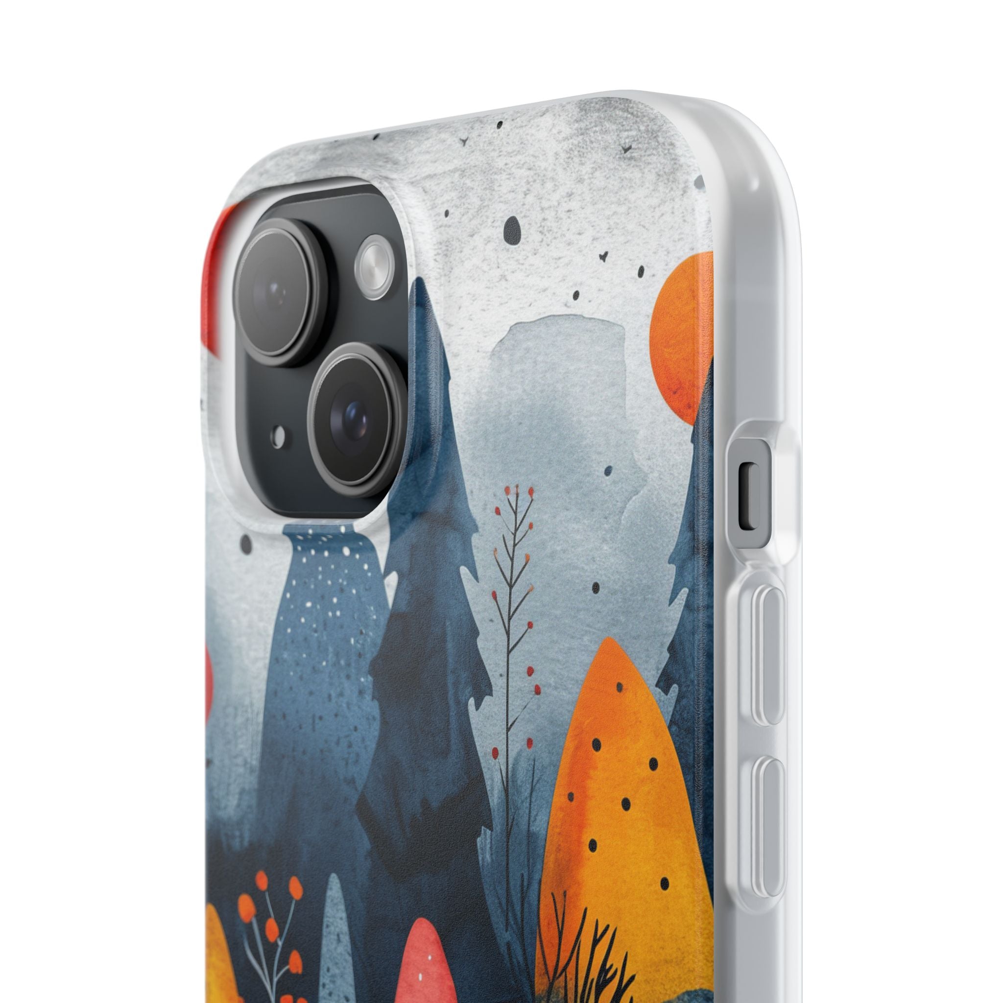 Whimsical Nature - Flexi iPhone 15 Phone Case