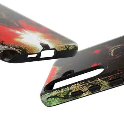 Crimson Wolf Samsung S24 Plus Case - Tough