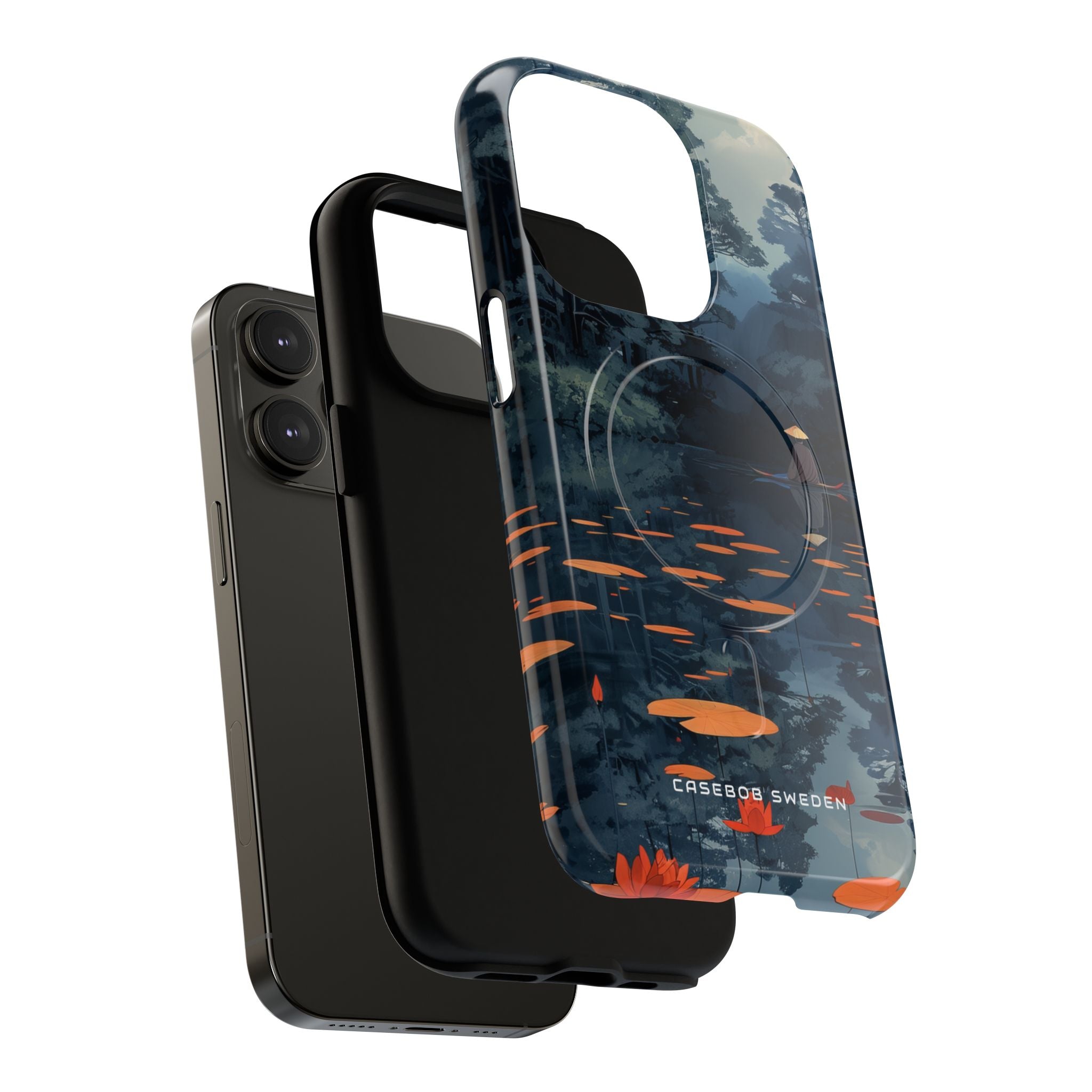 Tranquil Lotus Reflections iPhone 14 | Tough+ Phone Case