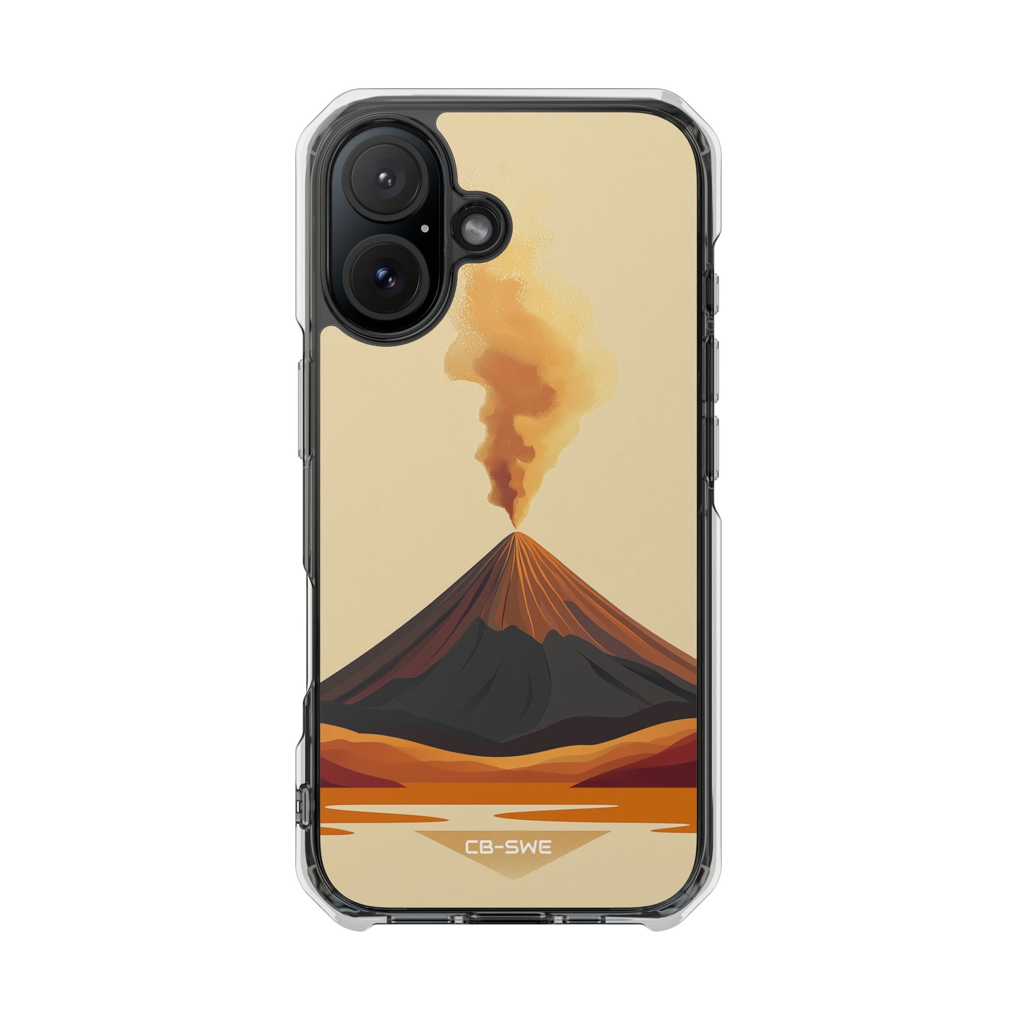 Volcano Erupts Brightly iPhone Case - Impact