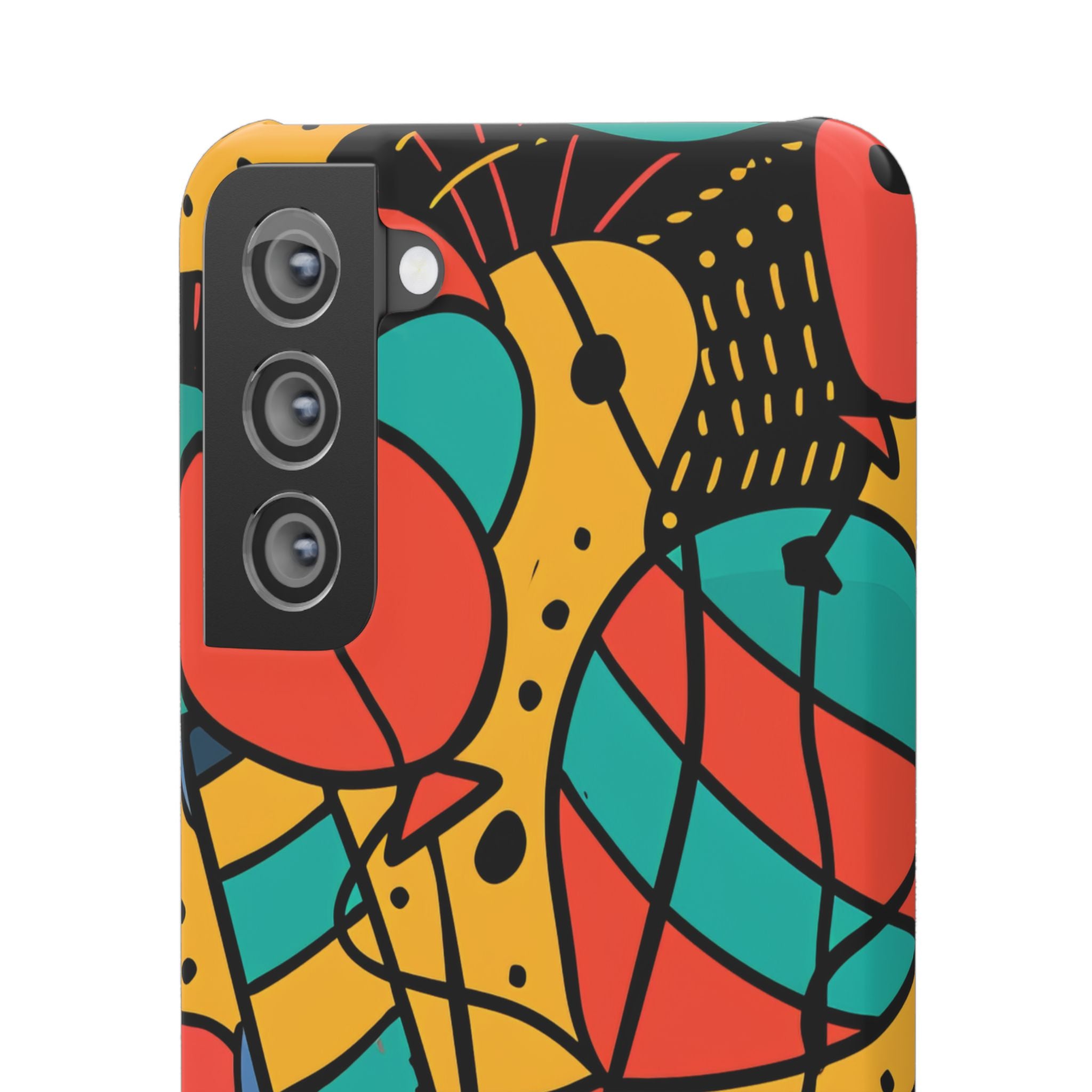 Playful Lines in Motion Samsung S21 - Slim Phone Case