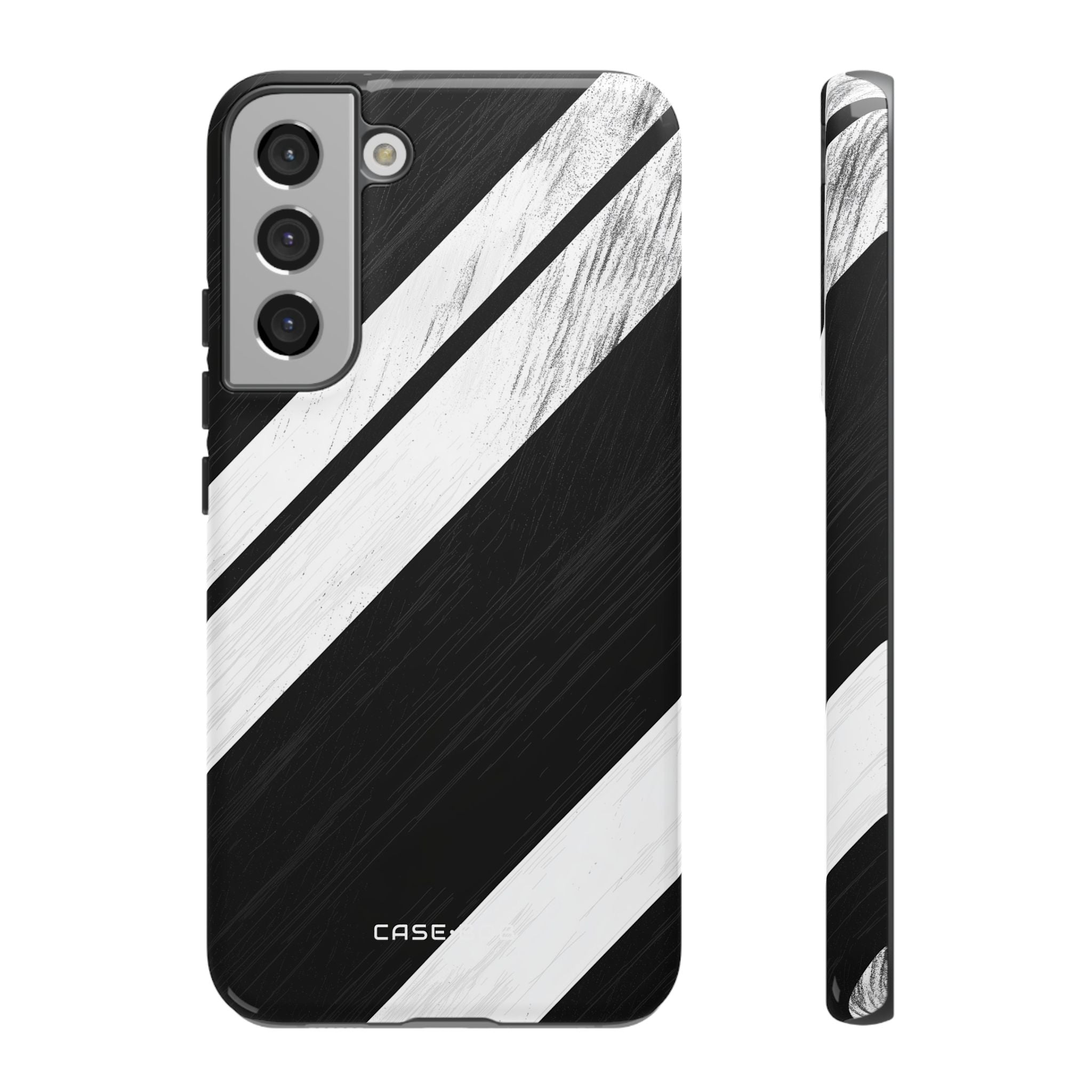 Distressed Stripe Motion Samsung S22 Plus Case - Tough